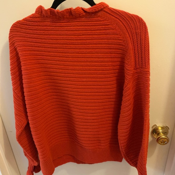 Madewell NWT Red Knit Sweater size XL - Picture 5 of 5